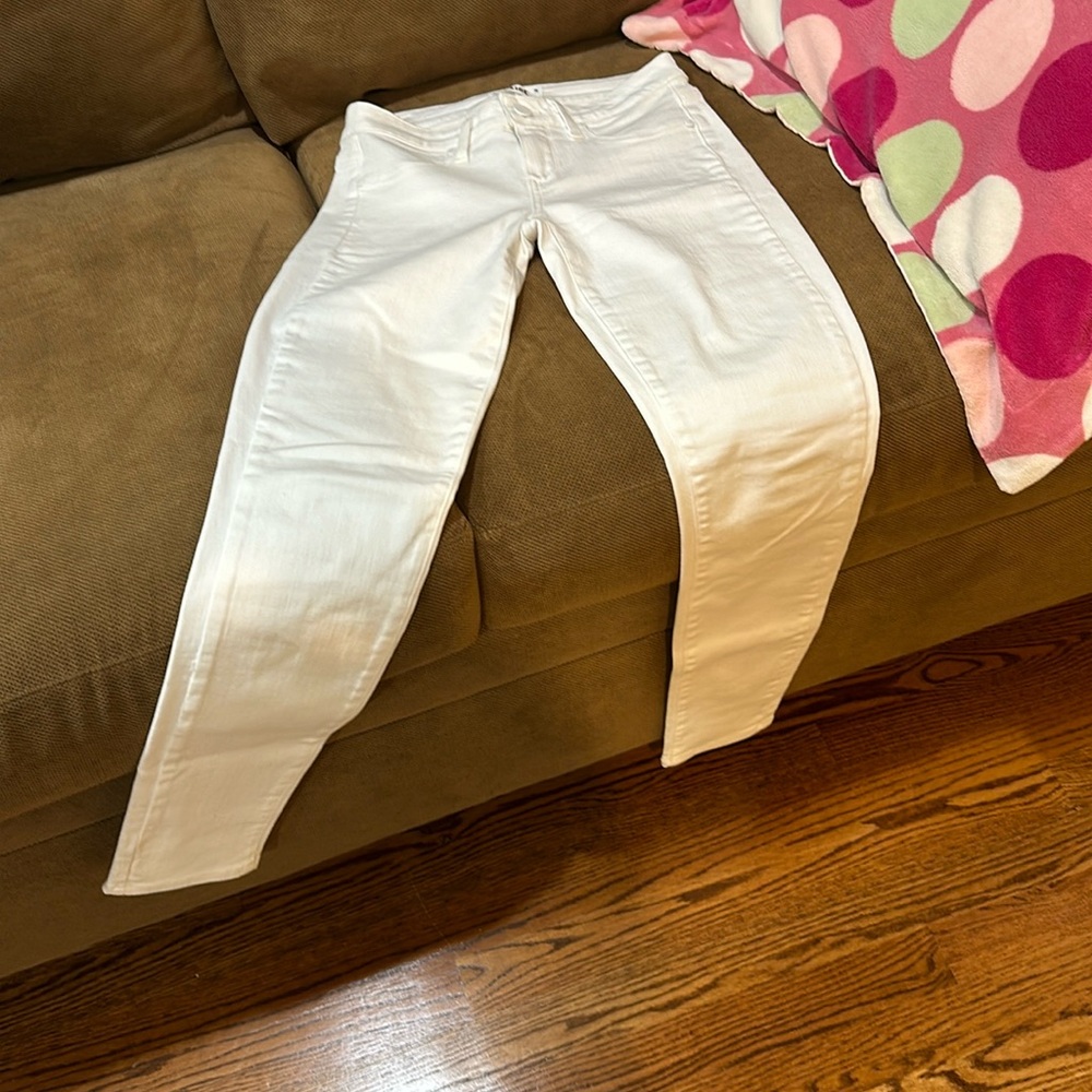 White Paige jean
